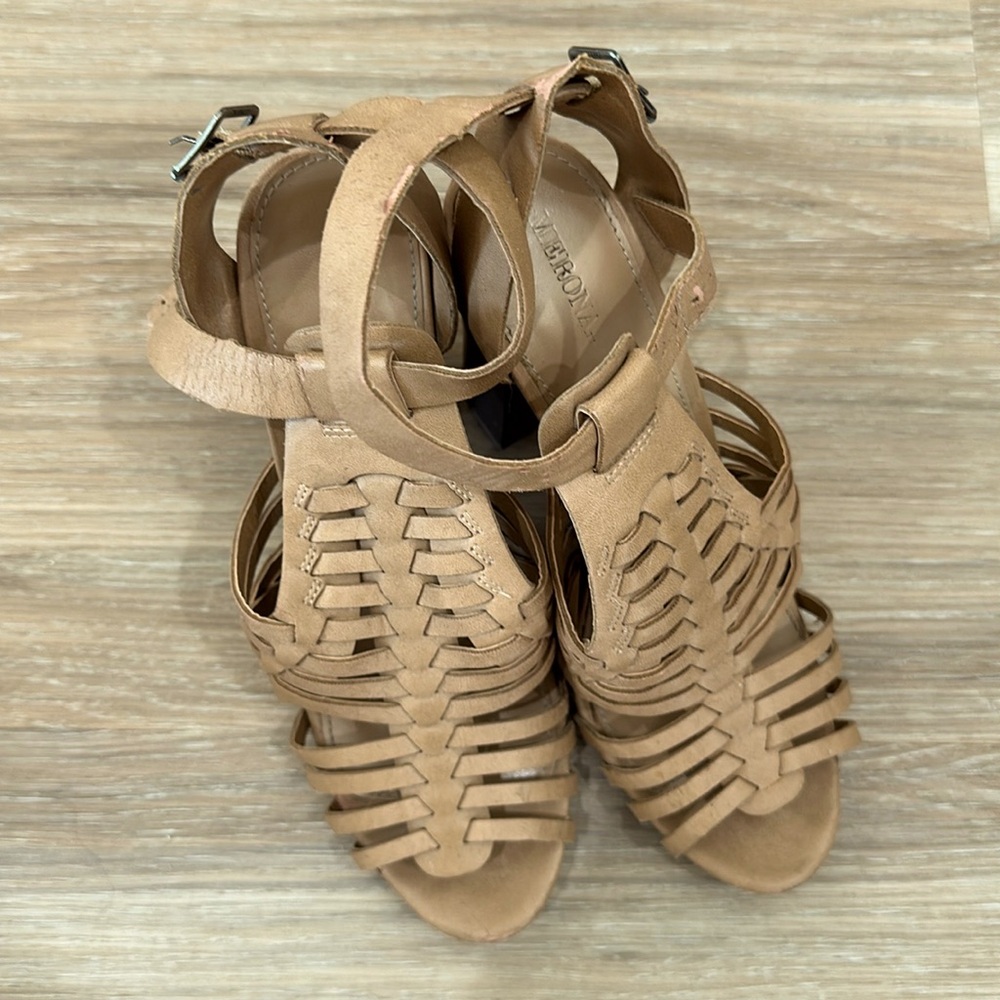 Used strappy heels